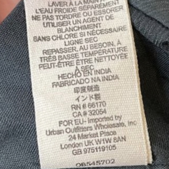 FREE People Daliah Green Jade Textured Daliah Long Sleeves Peasant Mini Dress XS - Picture 8 of 16